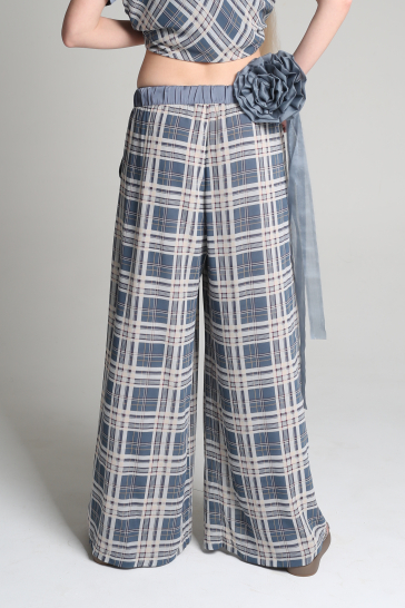 Юбка-брюки женская Музыка ветра бирюзовый