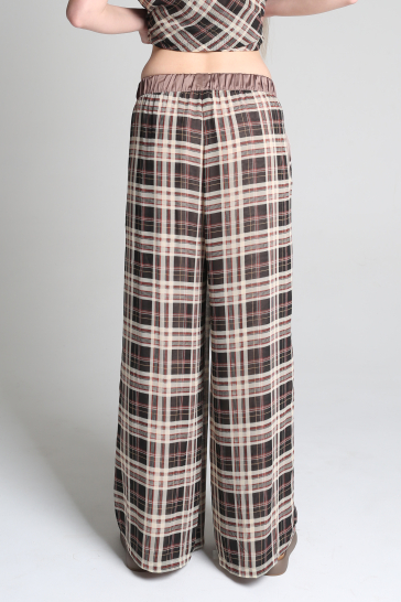 Юбка-брюки женская Музыка ветра коричневый