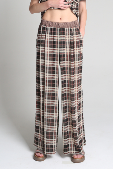 Юбка-брюки женская Музыка ветра коричневый