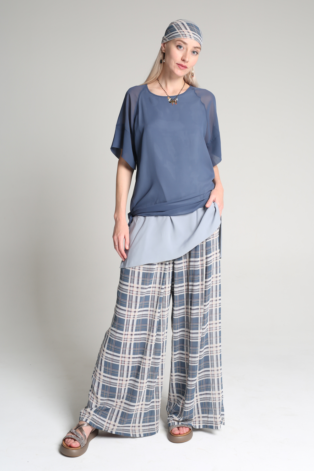 Блуза женский Прованс синий