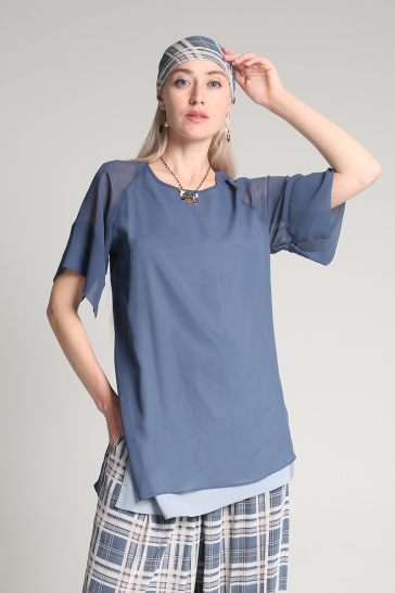 Блуза женский Прованс синий
