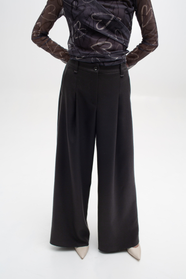 Брюки женские Палаццо чёрный