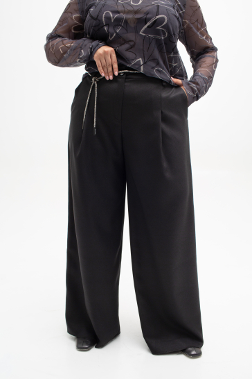 Брюки женские Палаццо чёрный