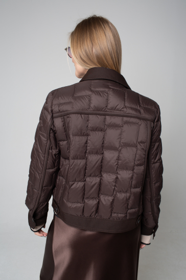 Куртка короткая (коричневая)