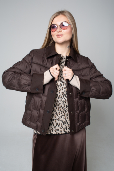 Куртка короткая (коричневая)