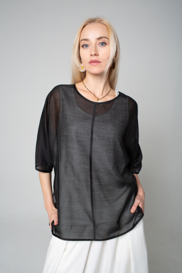 Блуза женская чёрный