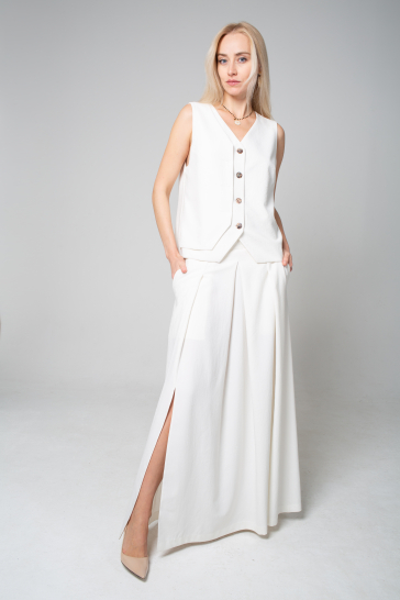 Жилет женский белый