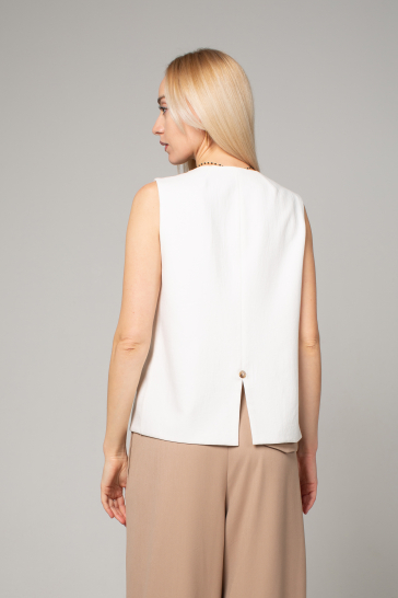 Жилет женский белый