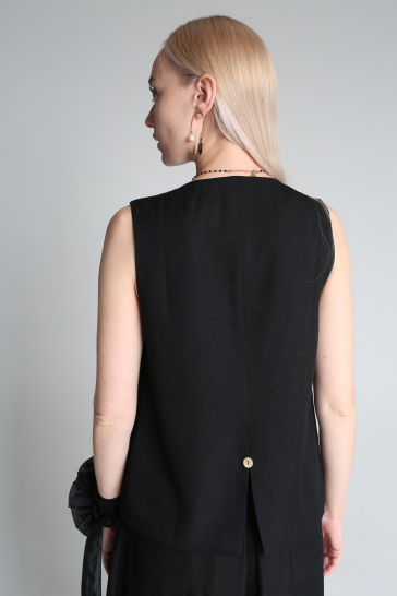 Жилет женский чёрный