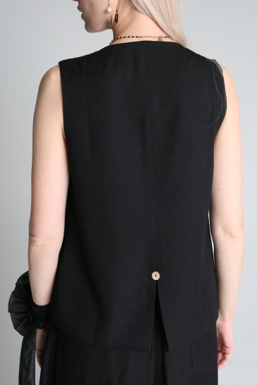 Жилет женский чёрный