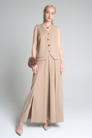 Жилет женский беж