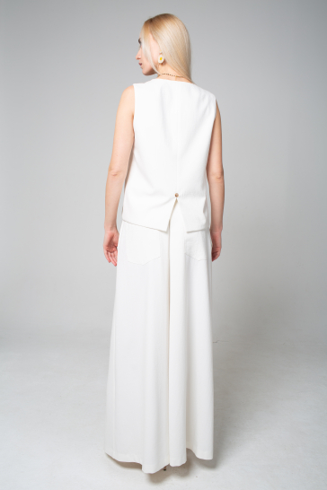 Юбка женская макси белый