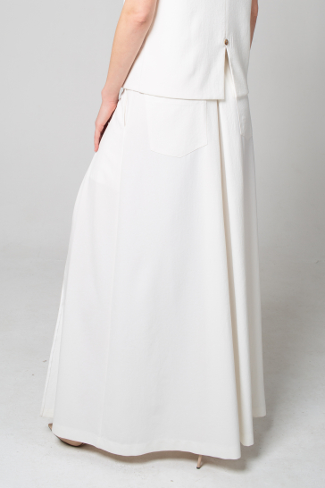 Юбка женская макси белый
