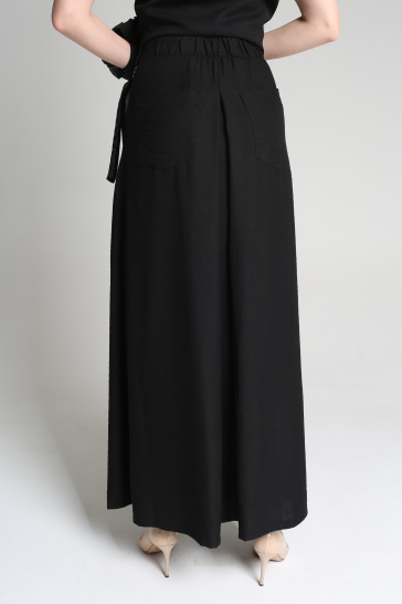 Юбка женская макси чёрный