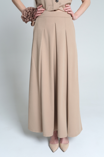 Юбка женская макси беж