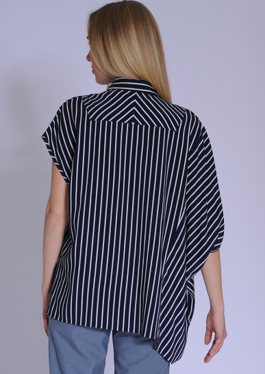 Блуза женская Комплимент тёмно-синий