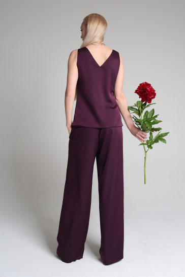 Блуза женская Двусторонняя фиолетовый