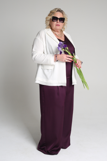 Блуза женская Двусторонняя фиолетовый