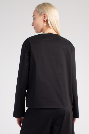 Жакет женский Дуэт чёрный, беж