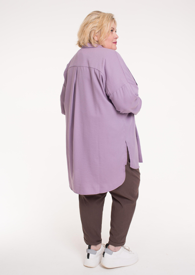 Блуза-рубашка Жасмин лаванда
