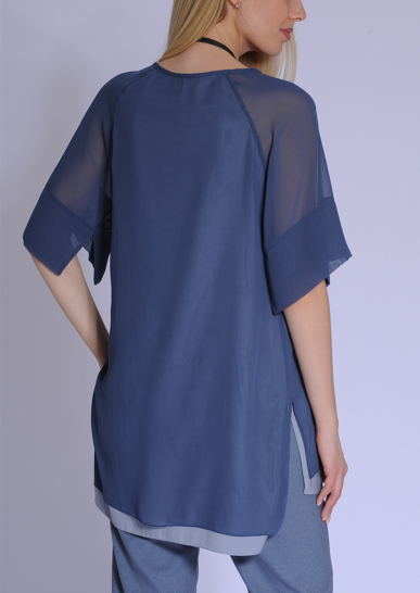 Блуза женский Прованс синий