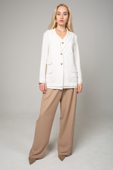 Жакет женский белый