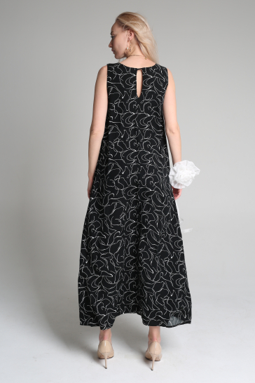 Платье женское А-силуэта из вискозы