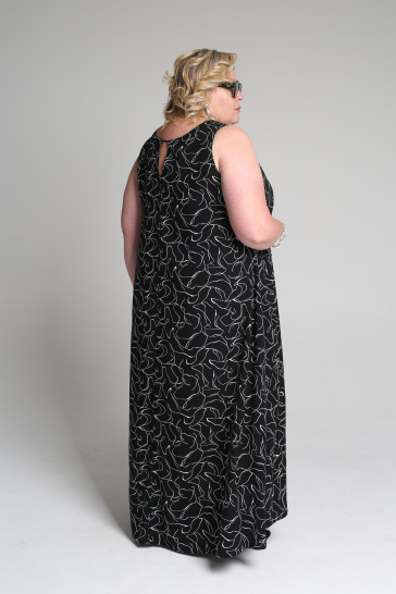 Платье женское А-силуэта из вискозы