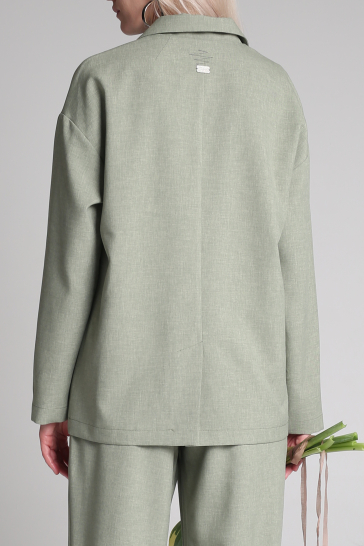 Жакет женский Цвет Льна зелёный