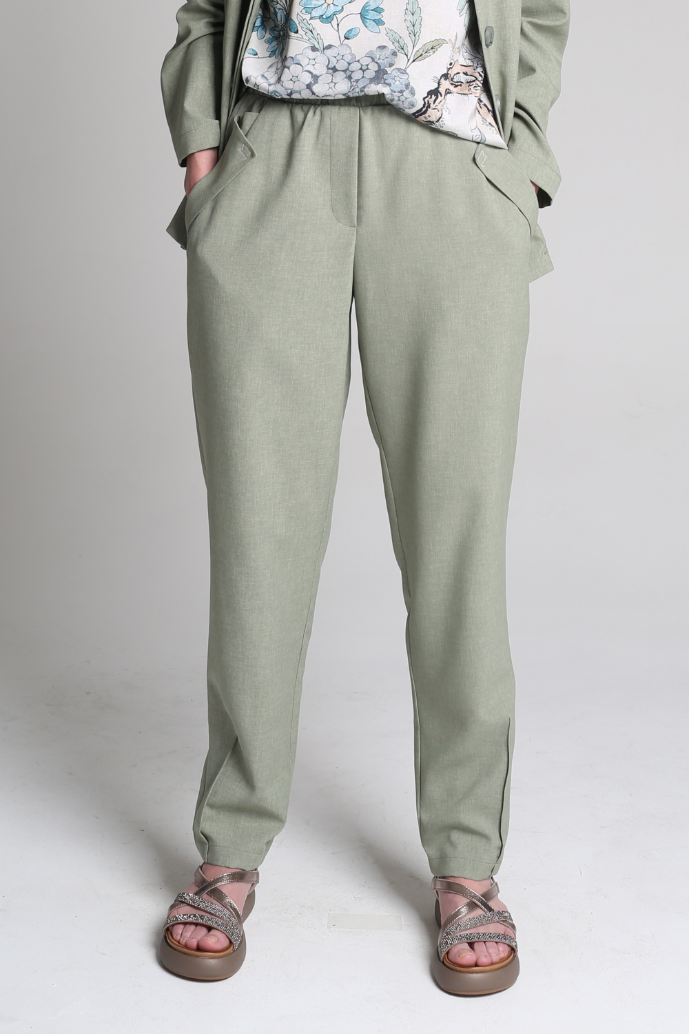 Брюки женские Шанхай зёленый