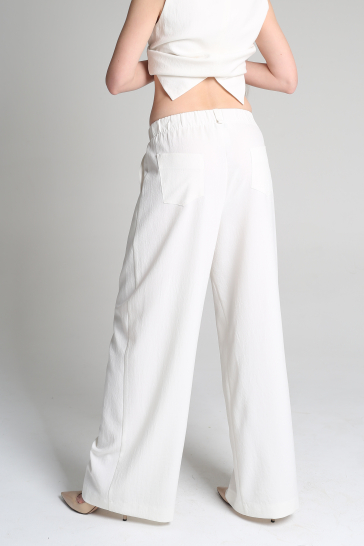 Брюки женские Палаццо белый