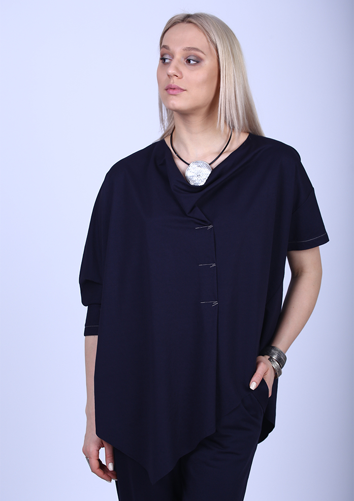 Блуза женский Бансай тёмно синий