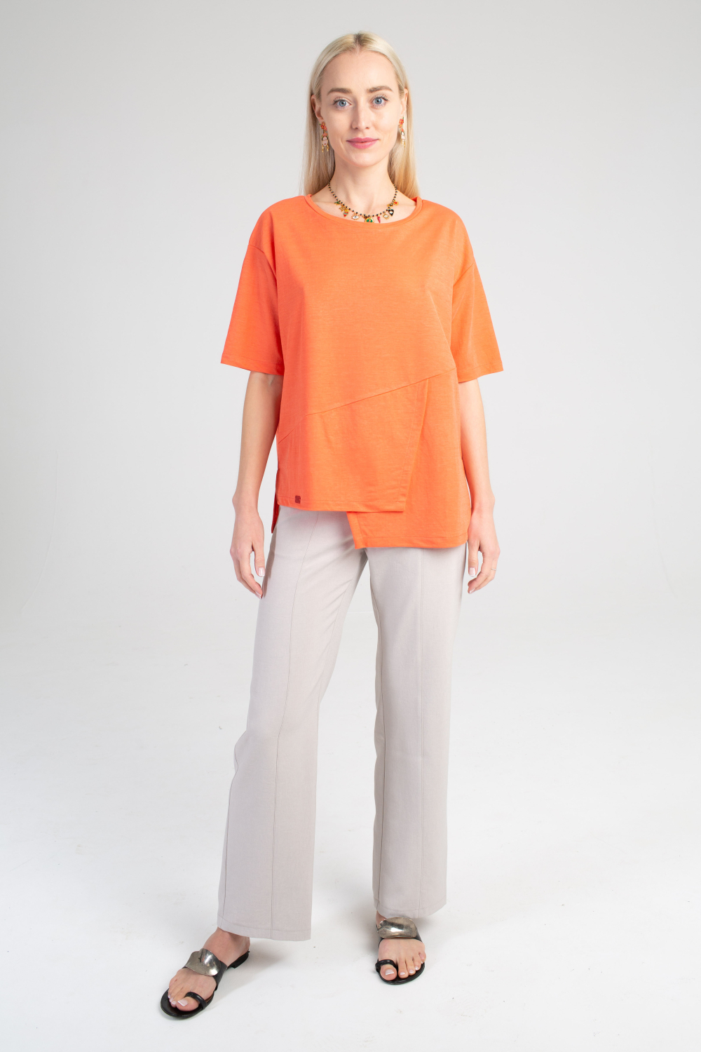 Джемпер женский Орхидея коралловый