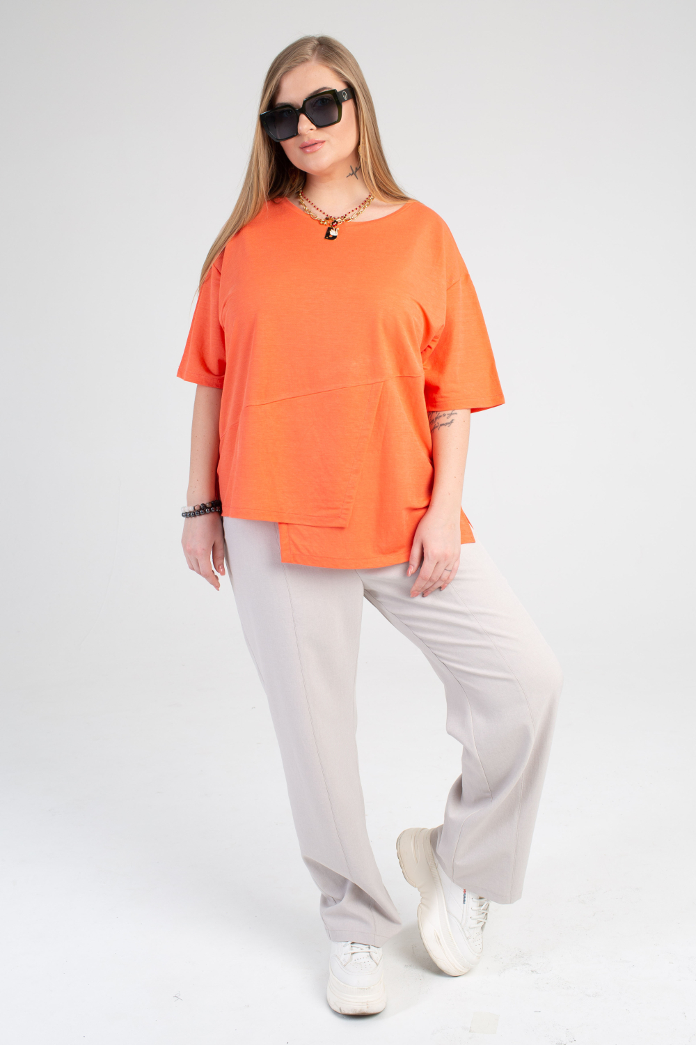 Джемпер женский Орхидея коралловый