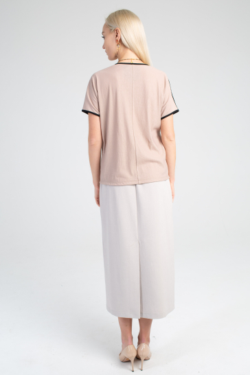 Джемпер женский Кружево чёрный, беж