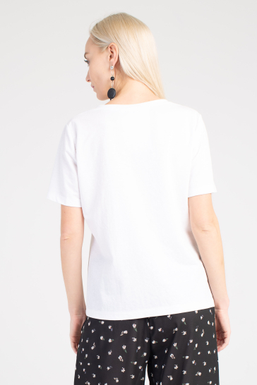 Джемпер Хризантема белый