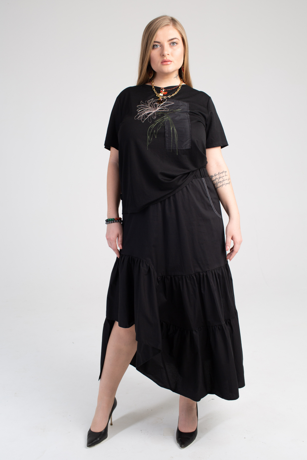 Юбка женская Кармен чёрный