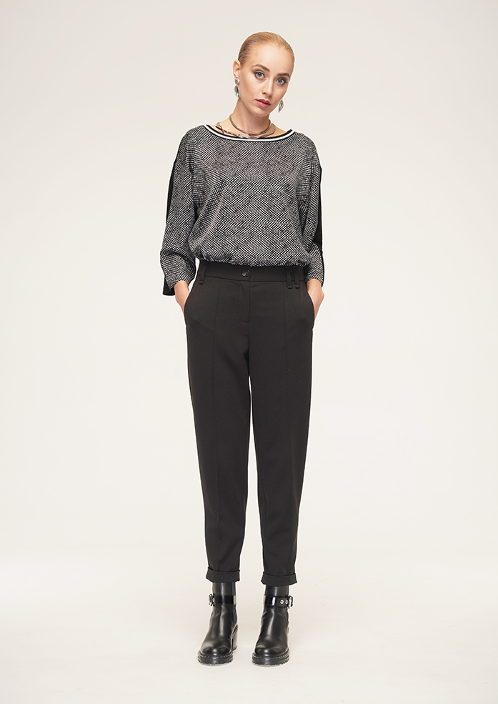 Брюки женские Щербет чёрный