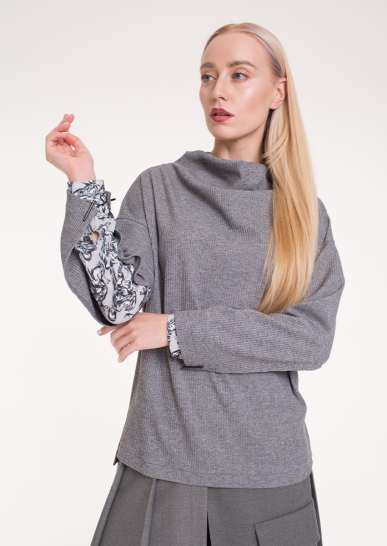 Джемпер женский Новелла серый