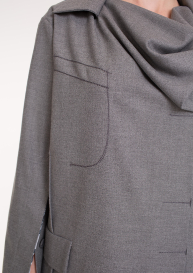 Джемпер женский Северная Венеция серый