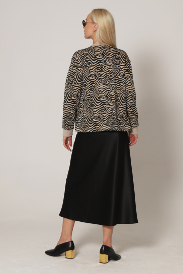 Жакет женский Экзотика беж, чёрный