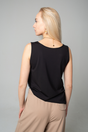 Блуза- майка женская чёрный