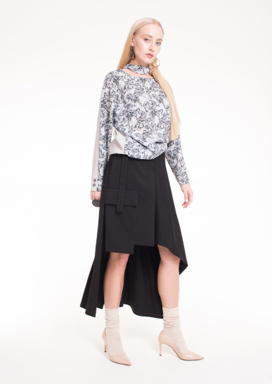 Юбка-пояс женская Северная Венеция чёрный