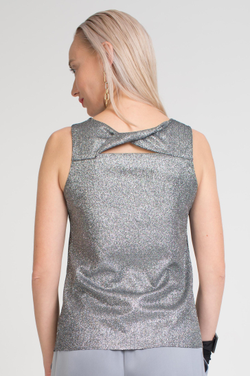 Блуза женская Блеск серебро