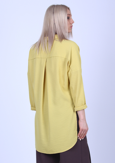 Блуза-рубашка Жасмин жёлтый