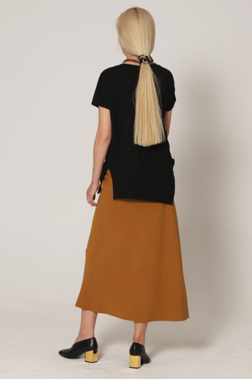 Джемпер женский с вышивкой Роза весна чёрный