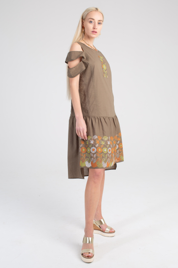 Платье Оливка