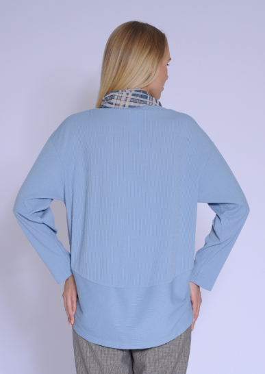 Джемпер Мелодия голубой
