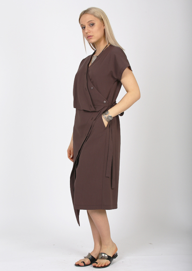 Платье шоколад