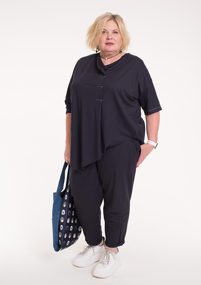 Блуза Бансай темно синий